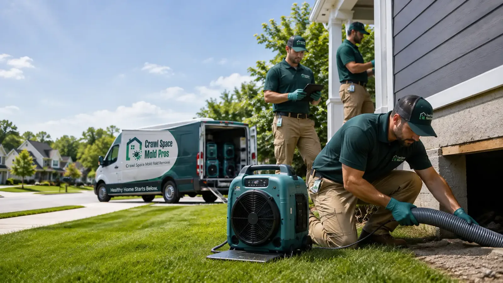 Crawl Space Mold Removal in South Salem, NY
